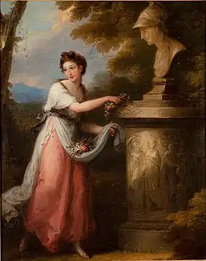 Maria de Wurtemberg née CzartoryskaAngelica Kauffmann, 1782-1783château de Łańcut, Pologne