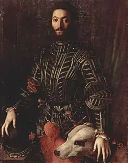 Guidobaldo II della Roverepar Agnolo Bronzino, 1532