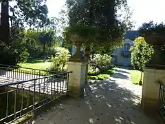 Angers, Entrée du jardin des ombrages