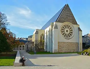 Musée David d'Angers, installé dans l'ancienne abbaye Toussaint à Angers