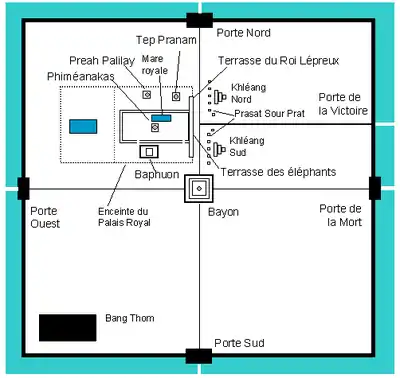 Plan d'Angkor Thom