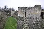 Angle sud ouest du donjon.