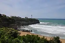 Photographie de la plage de la chambre d’Amour.