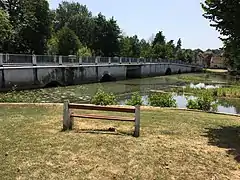 La rivière Anglin en 2019.