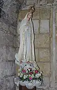Vierge de Fatima offerte par la communauté portugaise d'Angoulême.
