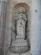 Statue de saint Pierre.