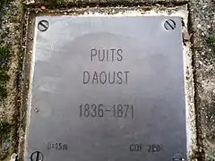 Puits d'Aoust, 1836 - 1871.