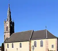 L'église Saint-Vendelin.