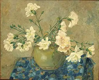 Un bouquet d’œilletsvers 1910