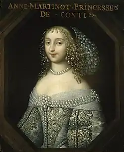 Anne-Marie Martinozzi, princesse de Conti (1637-1672).