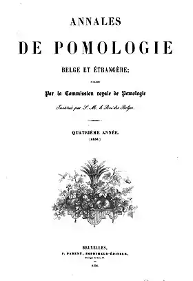 Image illustrative de l’article Annales de pomologie belge et étrangère