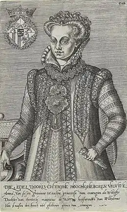 Anne de Saxe.