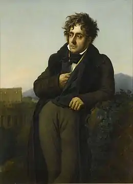 François-René de Chateaubriand (1768-1848), écrivain, diplomate.