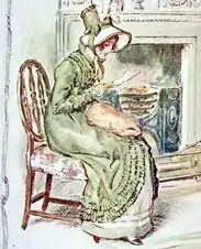 Anne Elliot vue par C. E. Brock (1909).