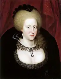 Portrait d'Anne de Danemark.