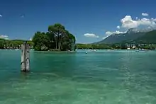 Lac d'Annecy depuis les quais Napoléon-III