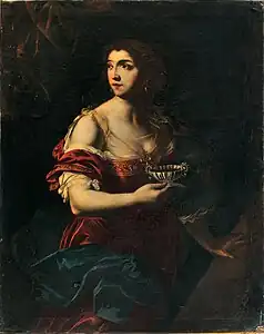 Sophonisbe avec la coupe de poison,XVIIe siècle, Annella di Massimo.