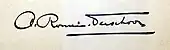 signature d'Annie Romein-Verschoor