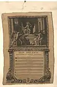 Annonce de soutenance de thèse par Alexandre de Chaponay à Grenoble, 26 juin 1689