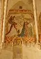 Peinture murale dans la chapelle : l'Annonciation