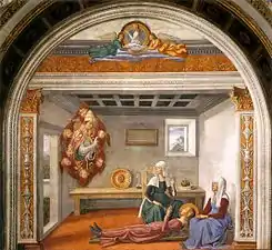 Annonce de la mort de sainte Fina (1472)Duomo di San Gimignano