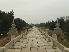 Sur le pont d'Anping