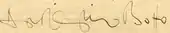 signature d'António Botto