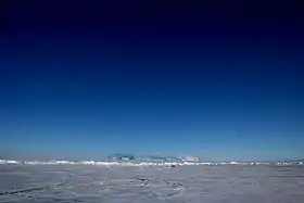 L’île White vue de la Barrière de Ross