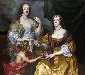 Lady Thimbelby et sa sœur1637, Londres