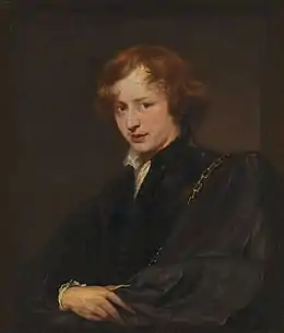Antoine van Dyck, Autoportrait, v. 1621