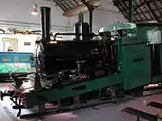 Exemple de locomotive 031T, musée de Núria, Espagne.