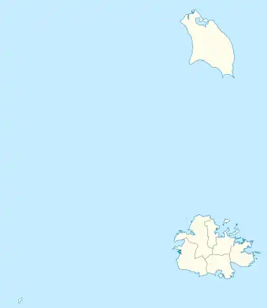 Voir sur la carte administrative d'Antigua-et-Barbuda
