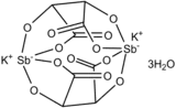 Image illustrative de l’article Tartrate d'antimoine et de potassium