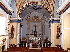 Intérieur de l'église.