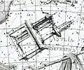 Représentation de la Machine pneumatique par Johann Bode en 1801 comme une pompe à air à double cylindre.