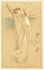 L'Inconnue (1897), lithographie.