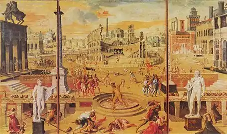 Les Massacres du Triumvirat (1566, musée du Louvre).