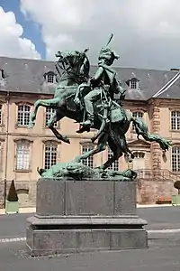 Monument au général Lasalle (1892), château de Lunéville.