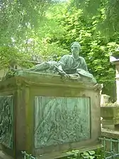 Antoine Étex, Tombe de Théodore Géricault (1840), Paris, cimetière du Père Lachaise.