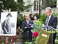 Discours inaugural d'Antoine Gallimard en présence de Bertrand Delanoë.