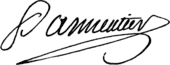 signature d'Antoine Parmentier