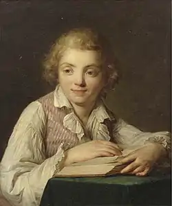 Portrait posthume de Jean-René Vestier (1788), localisation inconnue.