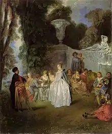 Les Fêtes vénitiennes, de Watteau