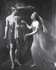 Thésée et Ariane (huile sur toile, 223 × 174 cm), Salon de 1812