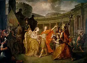 Anton Lossenko, Les Adieux d'Hector et Andromaque 1773
