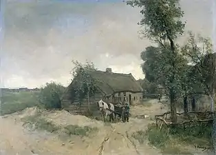 Masure dans un chemin ensablé (1870-1888), Amsterdam, Rijksmuseum.