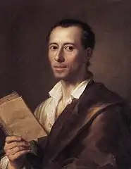 Mengs, Portrait de Johann Joachim Winckelmann, 1762, Metropolitan Museum of Art