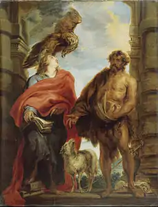 Les Deux Saints Jean, 1620Antoine van Dyck.