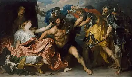 La Capture de Samson, 1628-1630.