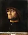 Antonello da Messina - Il Condottiere - Portrait possible de Gianfrancesco da Sanseverino (1475)